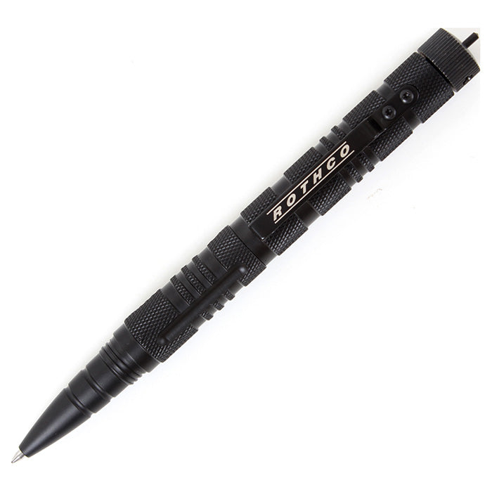 Bolígrafo táctico Rothco negro con rompecristales y llave para esposas, 15 cm