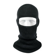 Pasamontañas largo negro con una abertura, protege cabeza, cuello y hombros - 5505