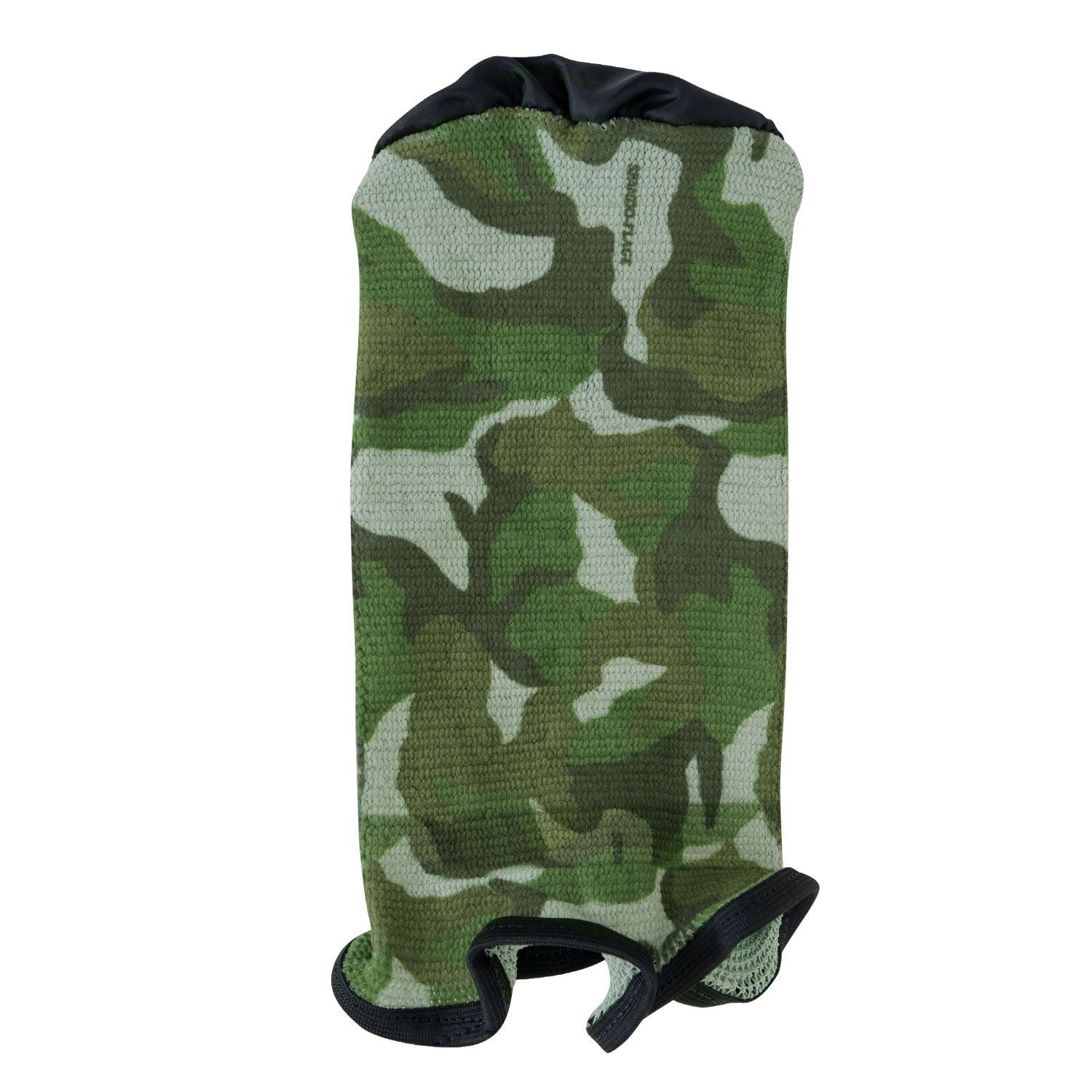 Pasamontañas SPANDO camuflaje Woodland en malla de nylon transpirable