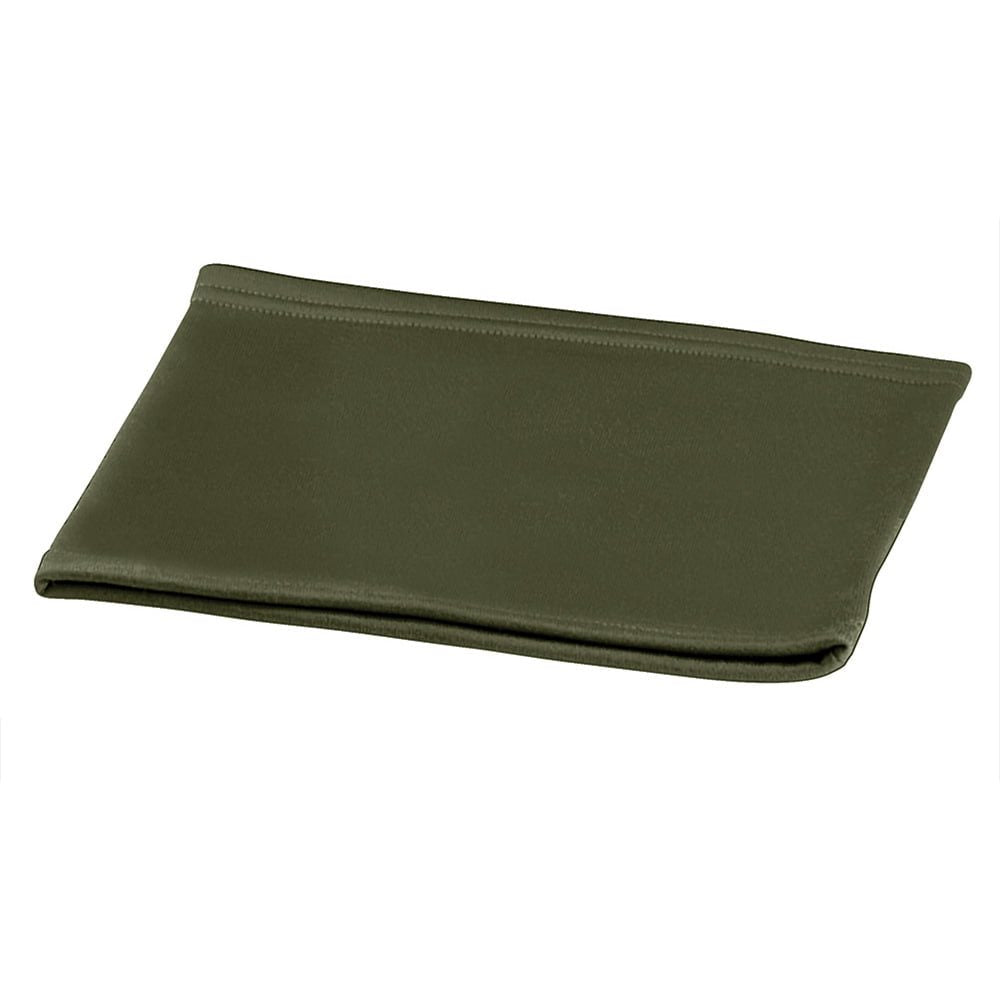 Braga de cuello ECWCS poliéster verde con forro polar, vista frontal