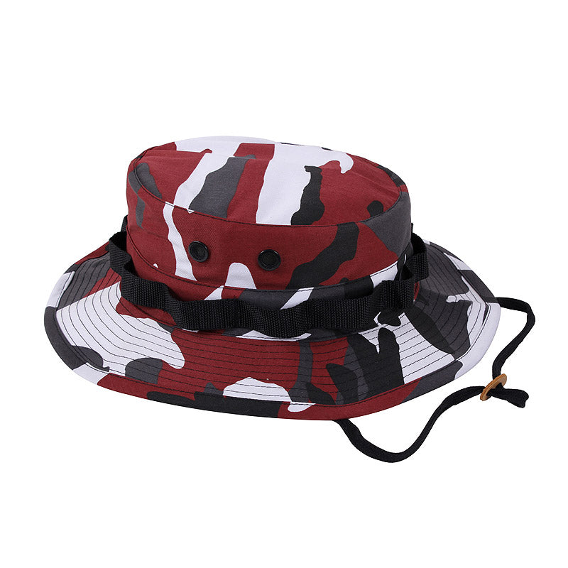 Sombrero Boonie REDCAMO, patrón camuflaje rojo, vista del producto