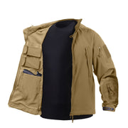 Chaqueta CONCEALED CARRY softshell con capucha y bolsillos internos para cargadores