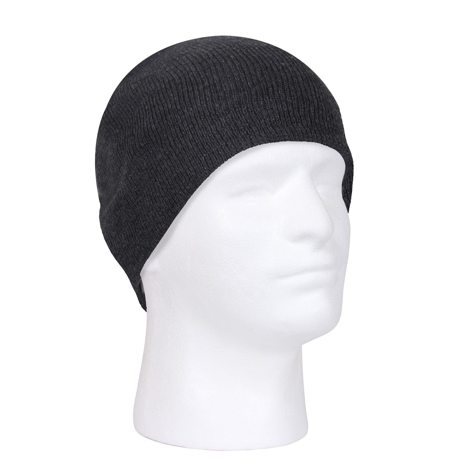 Gorro fino tejido Deluxe verde, gorro clásico de punto 100% acrílico