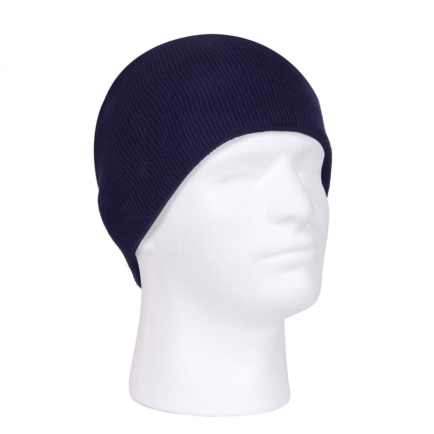 Gorro fino tejido Deluxe verde, gorro clásico de punto 100% acrílico