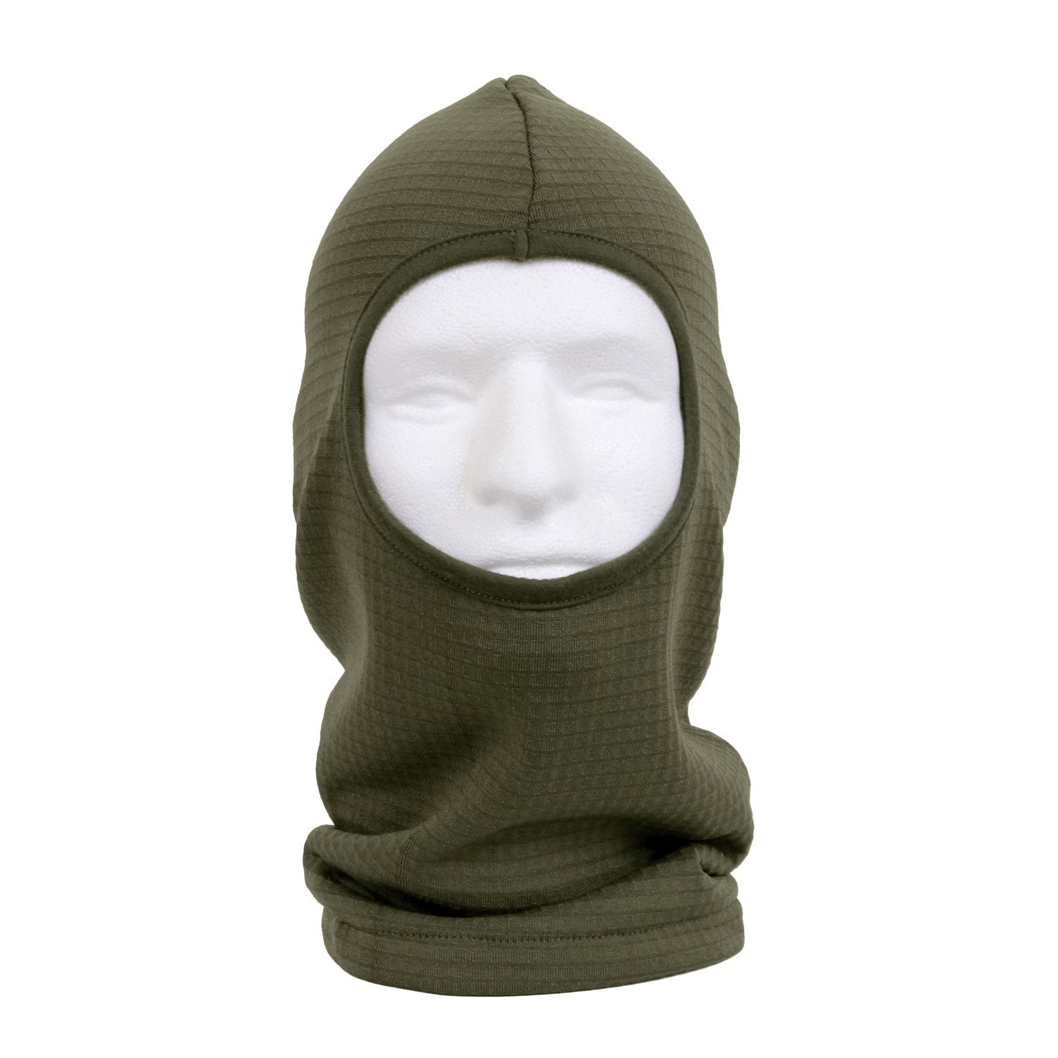 Pasamontañas ECWCS Gen III negro, un orificio, transpirable. Material 93% poliéster, 7% spandex.
