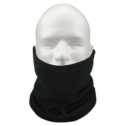 Braga de cuello polar fleece negra. Vista del producto