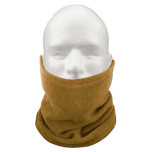 Braga de cuello polar fleece negra. Vista del producto