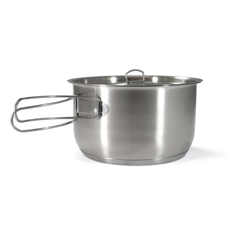 Set de cocina exterior 5 piezas NEREZ con superficie antiadherente y cuenco de acero inoxidable