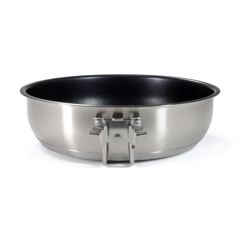 Set de cocina exterior 5 piezas NEREZ con superficie antiadherente y cuenco de acero inoxidable