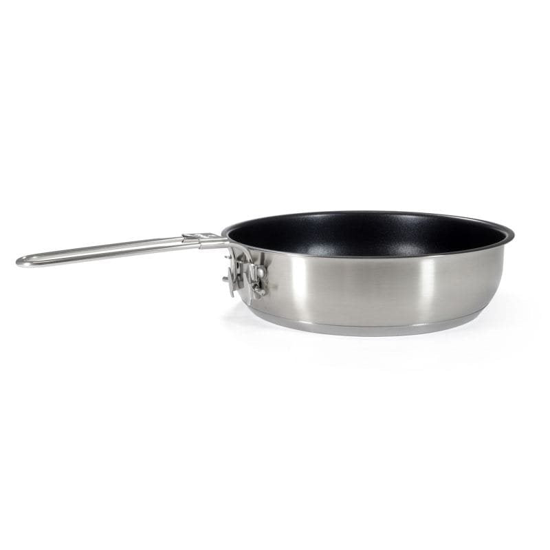 Set de cocina exterior 5 piezas NEREZ con superficie antiadherente y cuenco de acero inoxidable