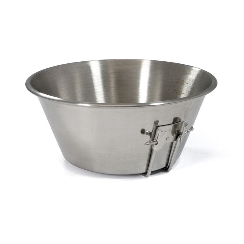 Cuenco de acero inoxidable CAMP BOWL Sierra Cup con asa plegable
