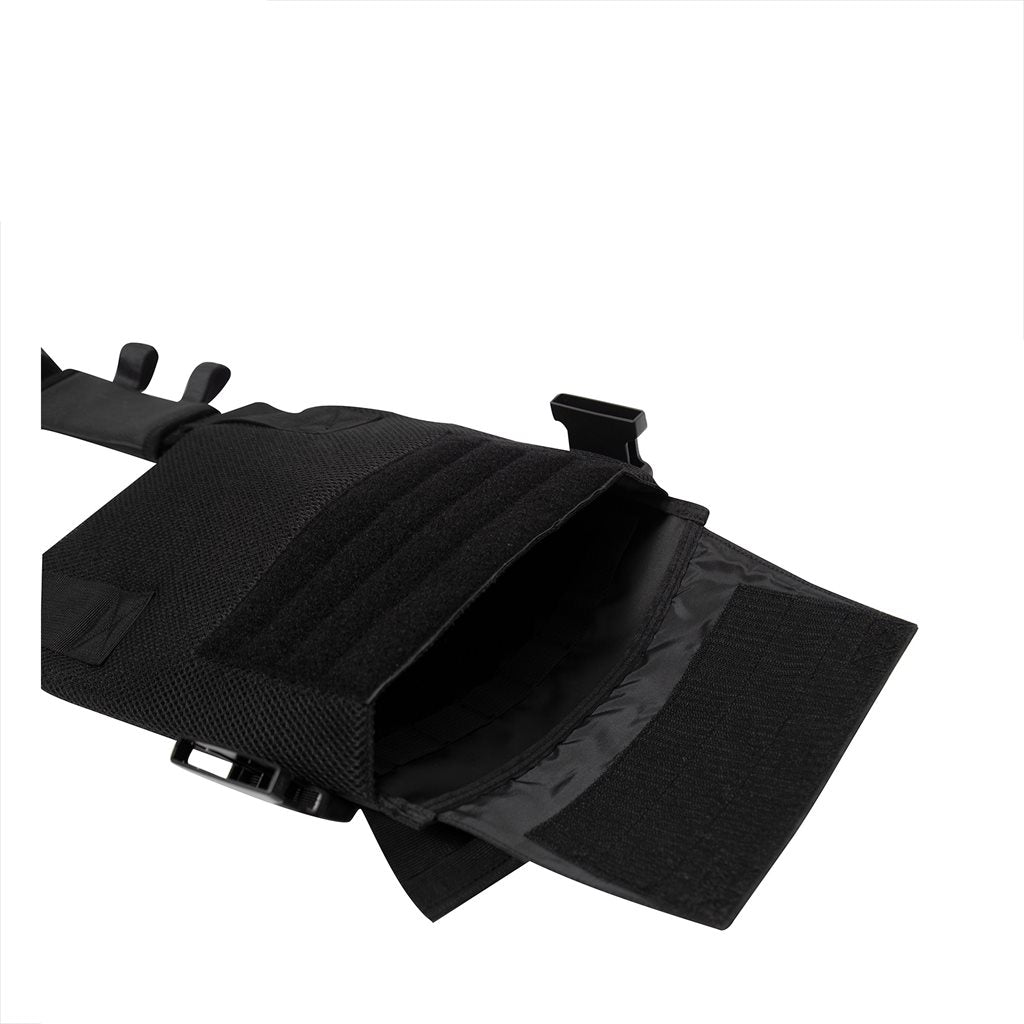 Vesta Low Profile portaplacas ROTHCO en poliéster, vista delantera