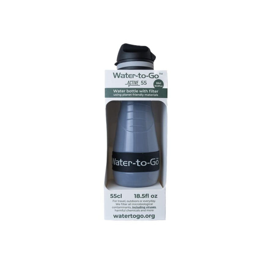 Botella filtrante ECO ACTIVE 55cl negra (550 ml)