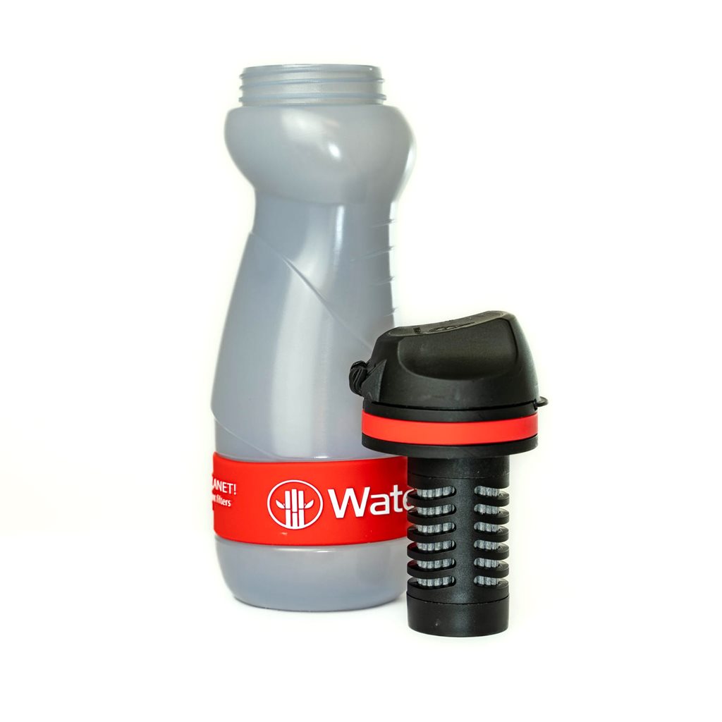 Botella filtrante ECO ACTIVE 55cl negra (550 ml)