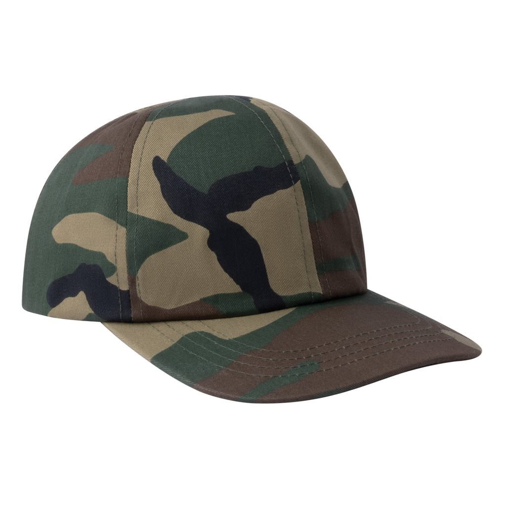 Gorra infantil Woodland camuflaje, estilo militar, visera tipo baseball, talla única ajustable, 55% algodón 45% poliéster
