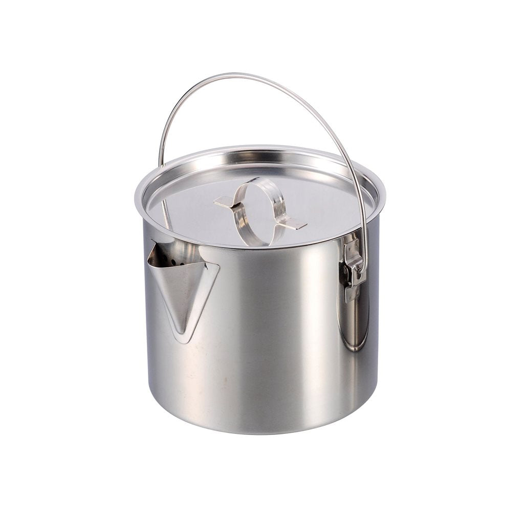 Olla con asas abatibles 1,4 L de acero inoxidable