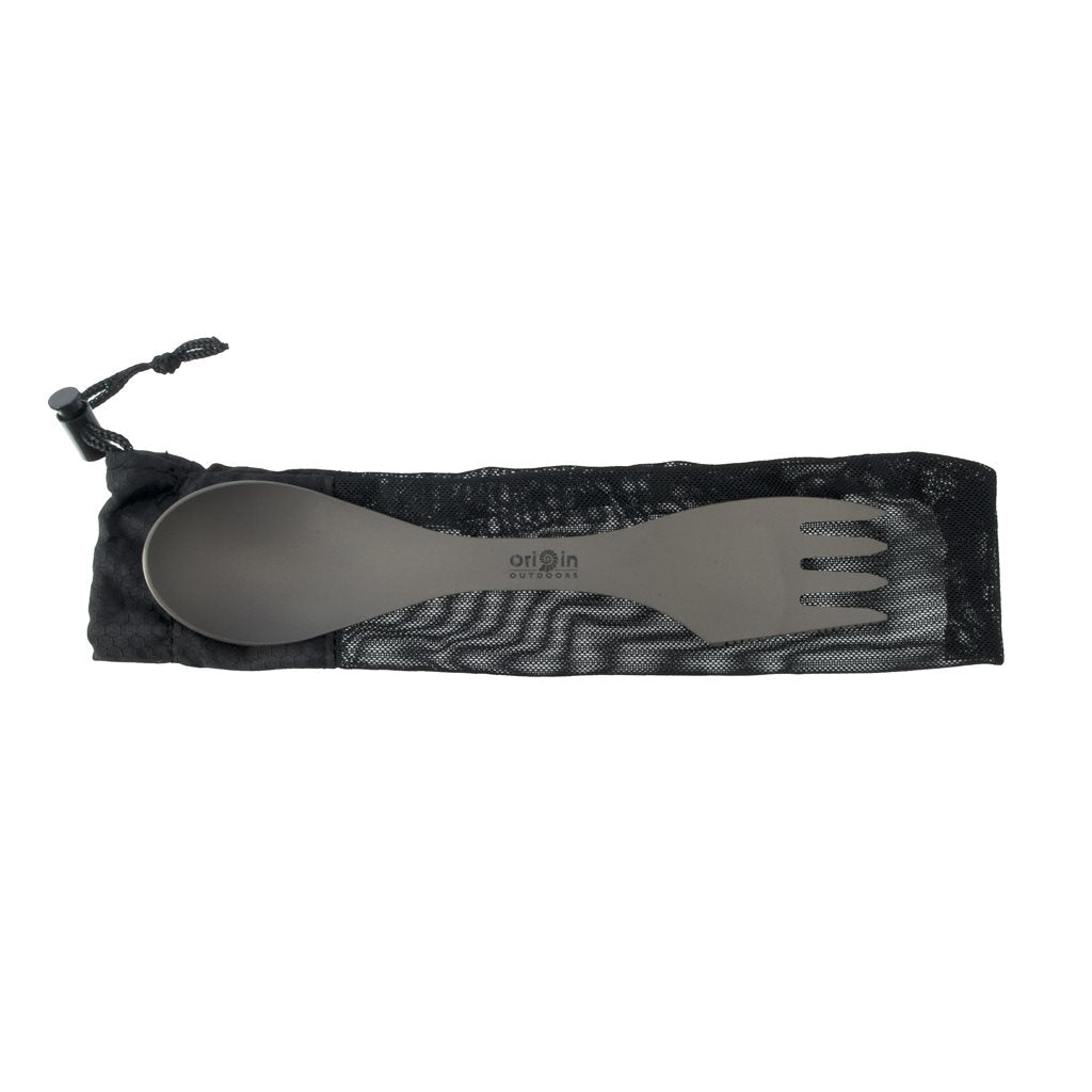 Cubiertos ORIGIN de titanio, tenedor, cuchara y cuchillo, 25 g