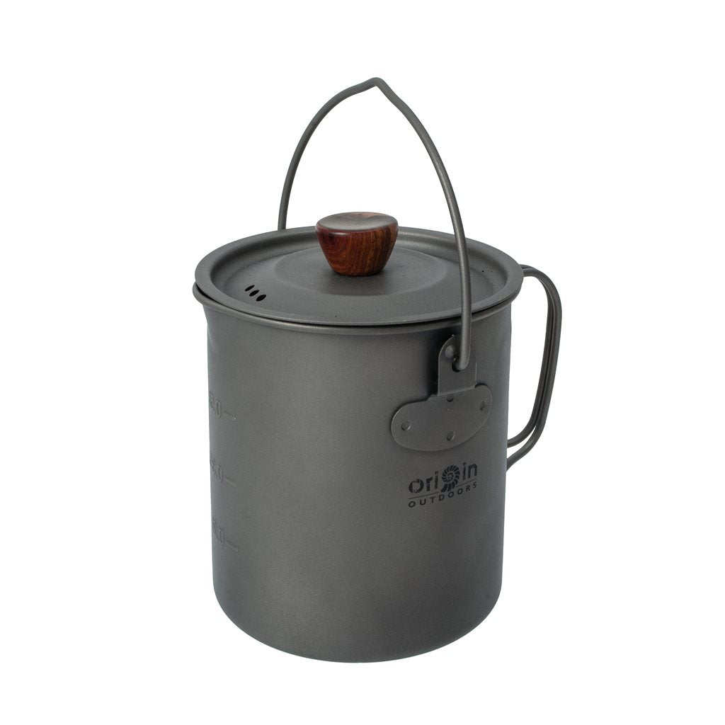 Set French Press ORIGIN de titanio, ligera y apta para lavavajillas