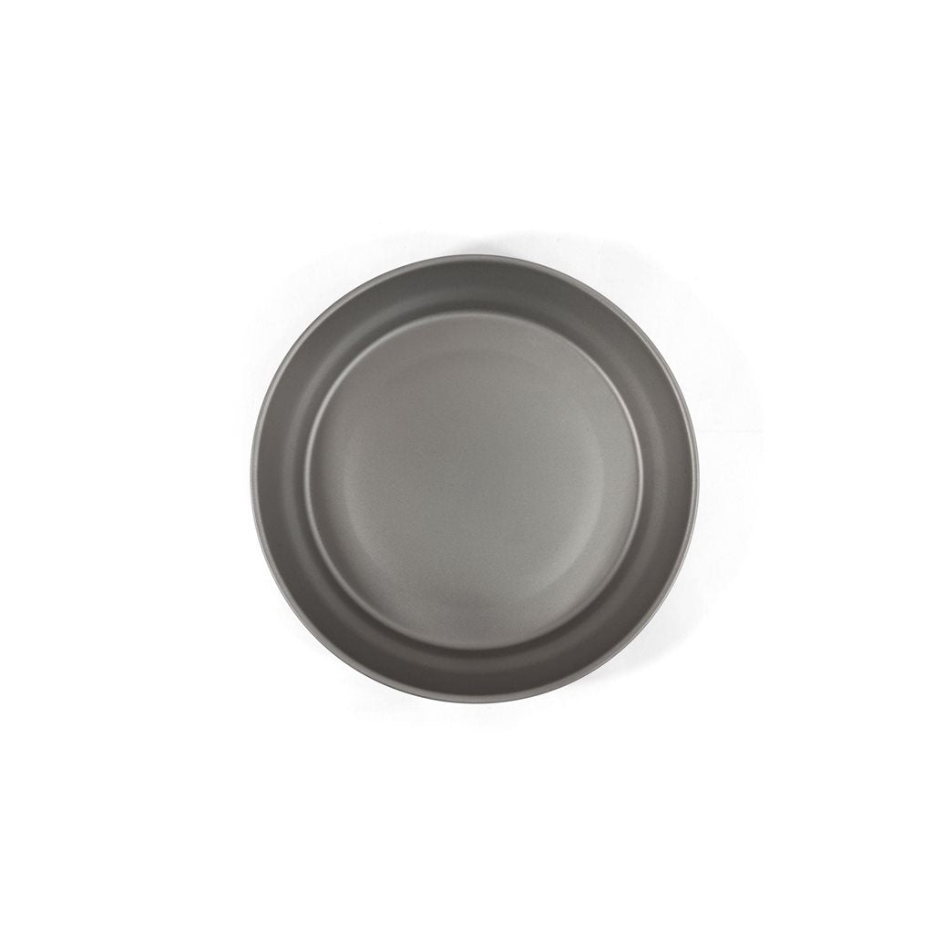 Plato hondo de titanio Ø 18 cm, extra ligero y resistente, apto para lavavajillas