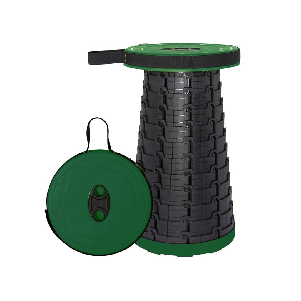 Silla OUTDOOR telescópica de plástico, altura ajustable 7-45 cm, capacidad 120 kg