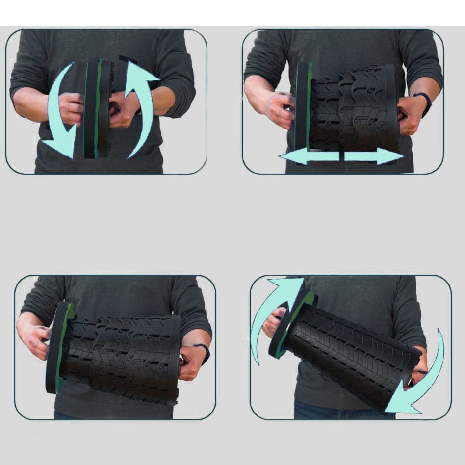 Silla OUTDOOR telescópica de plástico, altura ajustable 7-45 cm, capacidad 120 kg