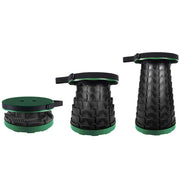 Silla OUTDOOR telescópica de plástico, altura ajustable 7-45 cm, capacidad 120 kg