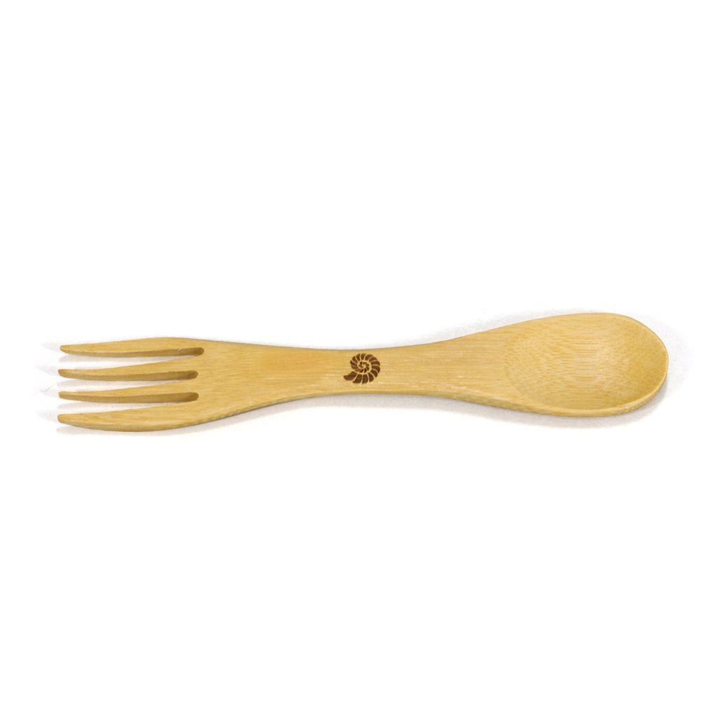 Cuchara-tenedor ORIGIN de bambú, 17 cm, 7 g