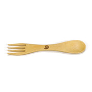 Cuchara-tenedor ORIGIN de bambú, 17 cm, 7 g