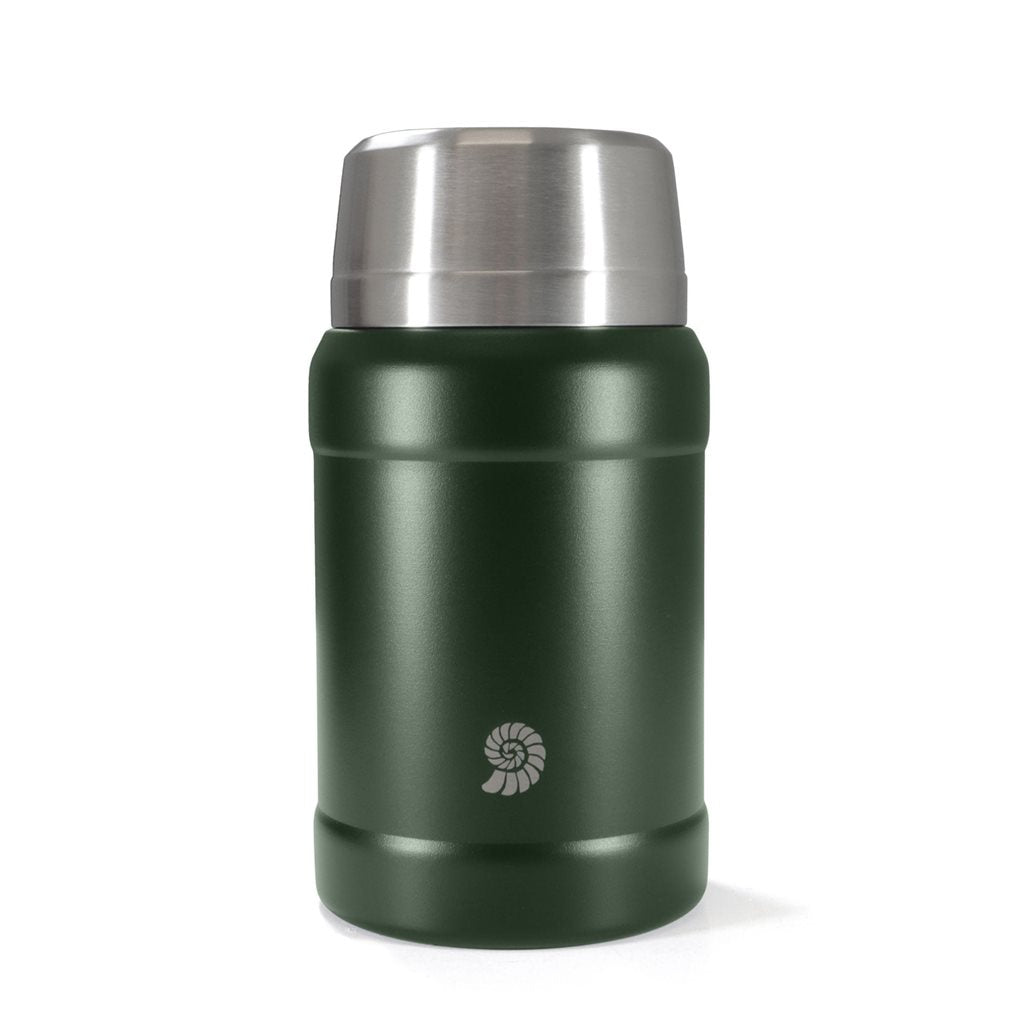 Termo para comida OUTDOOR con cuchara en color negro