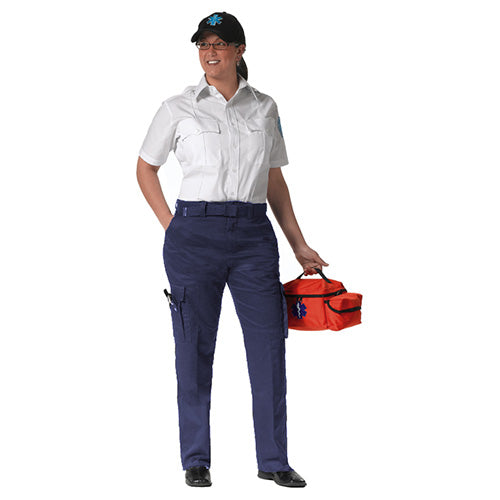 Pantalones de servicio EMT para mujer en azul marino