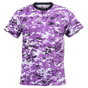 Camiseta camuflaje digital VIOLET CAMO Rothco, 60% algodón 40% poliéster