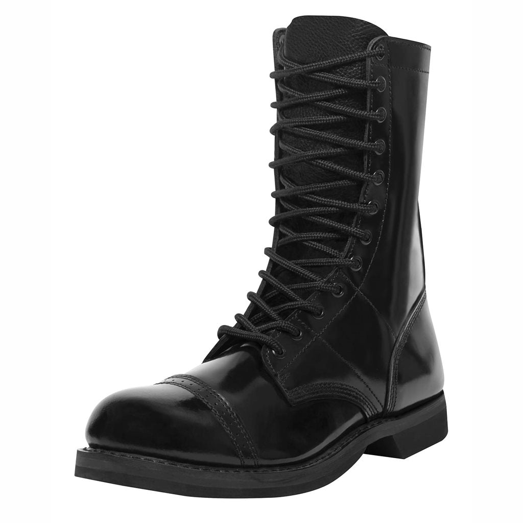 Botas altas JUMP de piel negras con refuerzo de acero para uso profesional