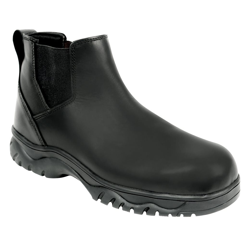 Botas de trabajo FORCED ENTRY 6'' negras con puntera compuesta estilo chelsea sin cordones