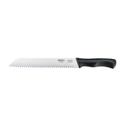 Cuchillo de pan acero inoxidable 200 mm con mango negro