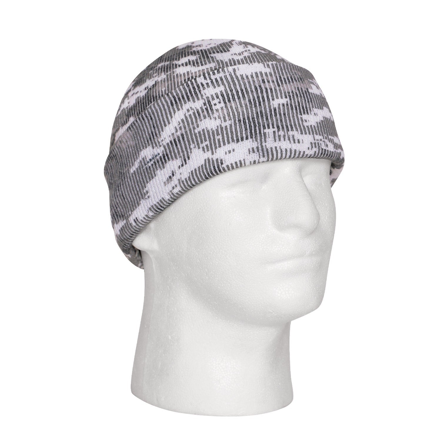 Gorro tejido DELUXE CITY DIGITAL CAMO con patrón camuflaje ACU, 100% acrílico