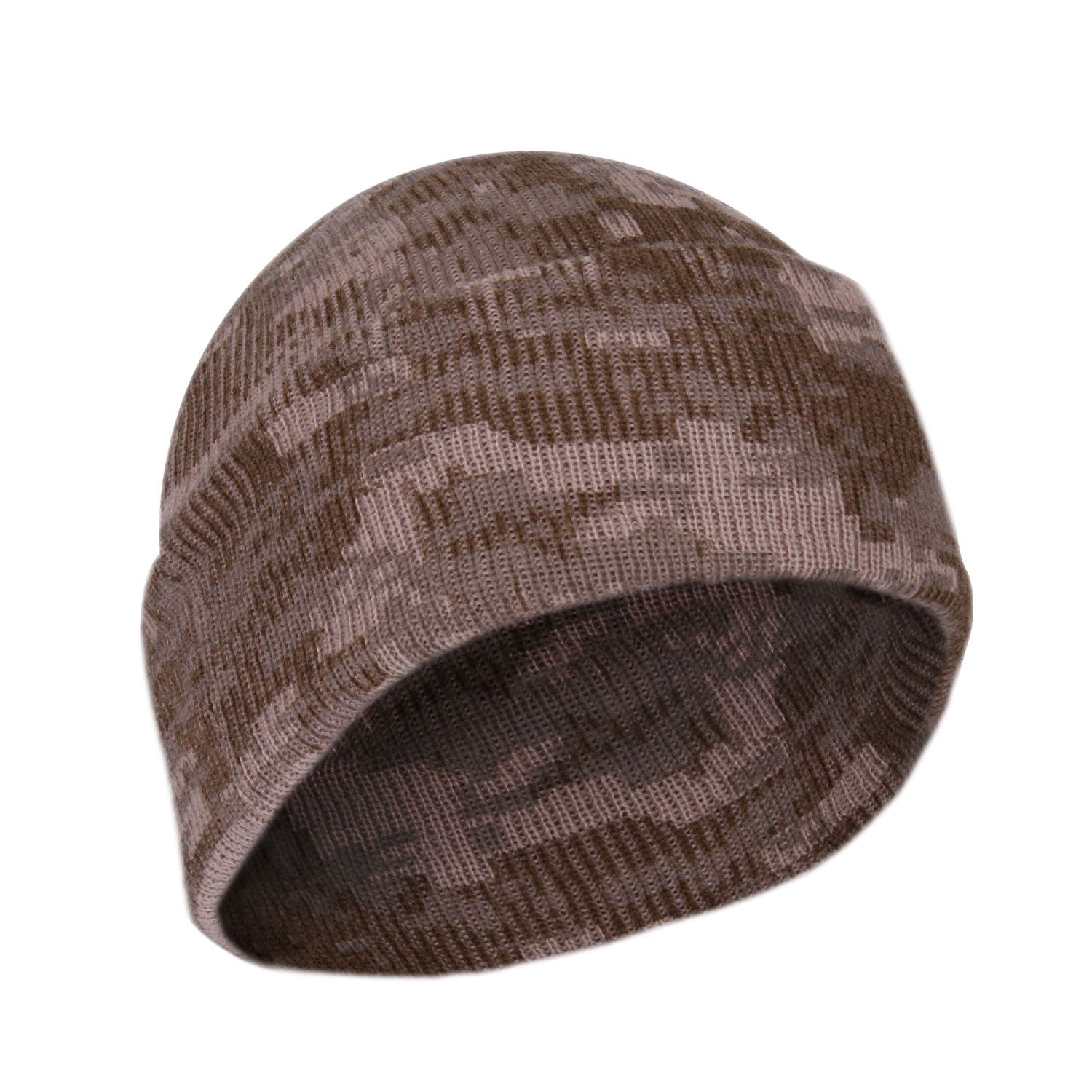 Gorro tejido DELUXE CITY DIGITAL CAMO con patrón camuflaje ACU, 100% acrílico