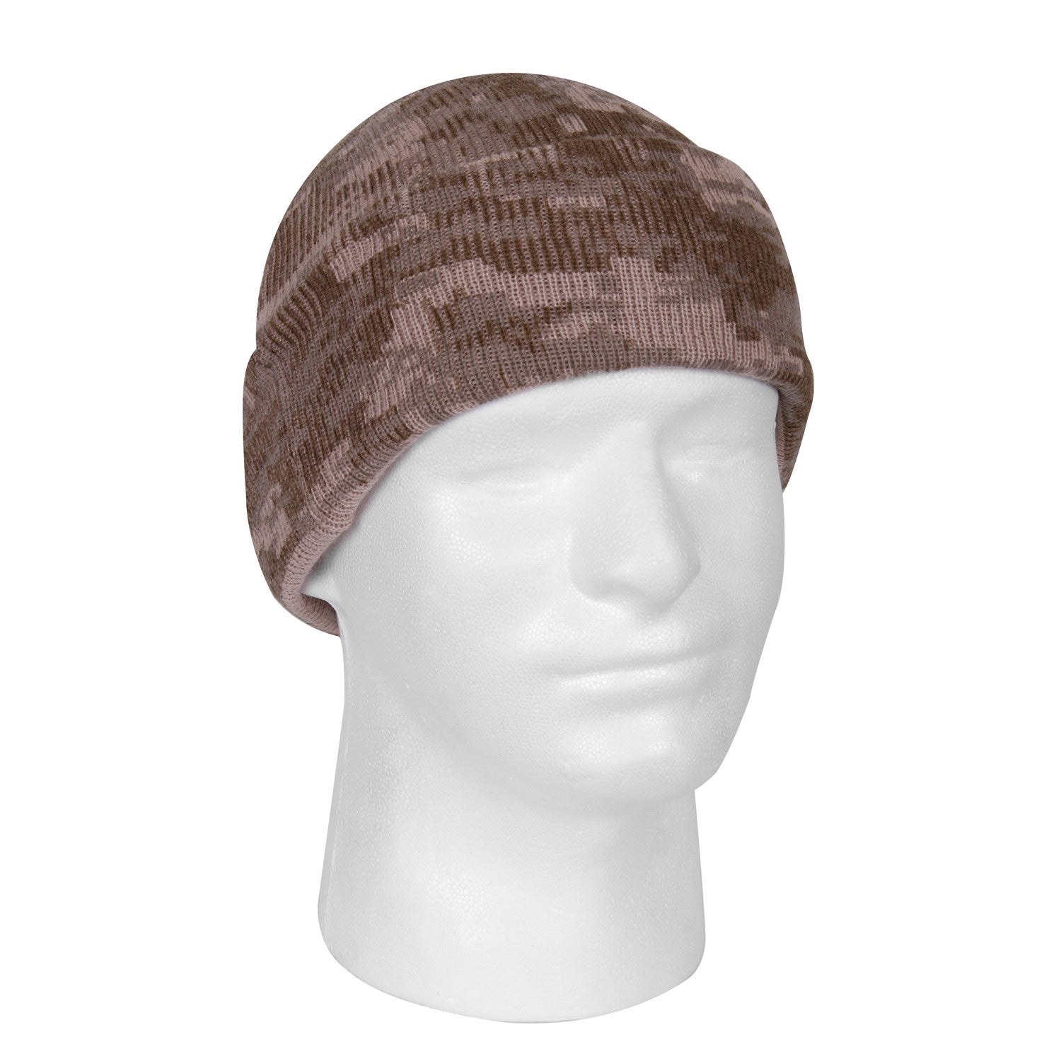 Gorro tejido DELUXE CITY DIGITAL CAMO con patrón camuflaje ACU, 100% acrílico