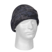 Gorro tejido con patrón de camuflaje Midnight Digital, 100% acrílico