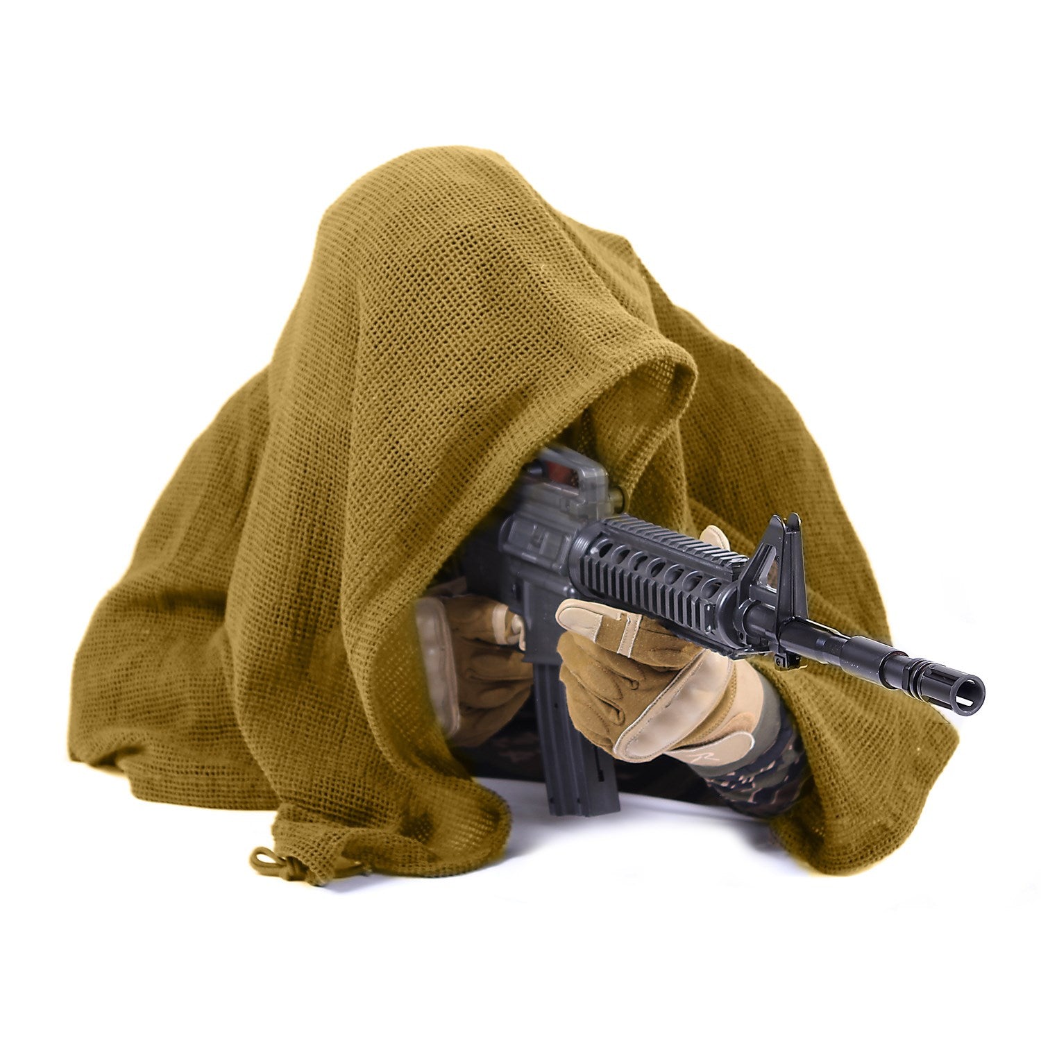 Pañuelo SNIPER 90x117 cm malla camuflaje para airsoft