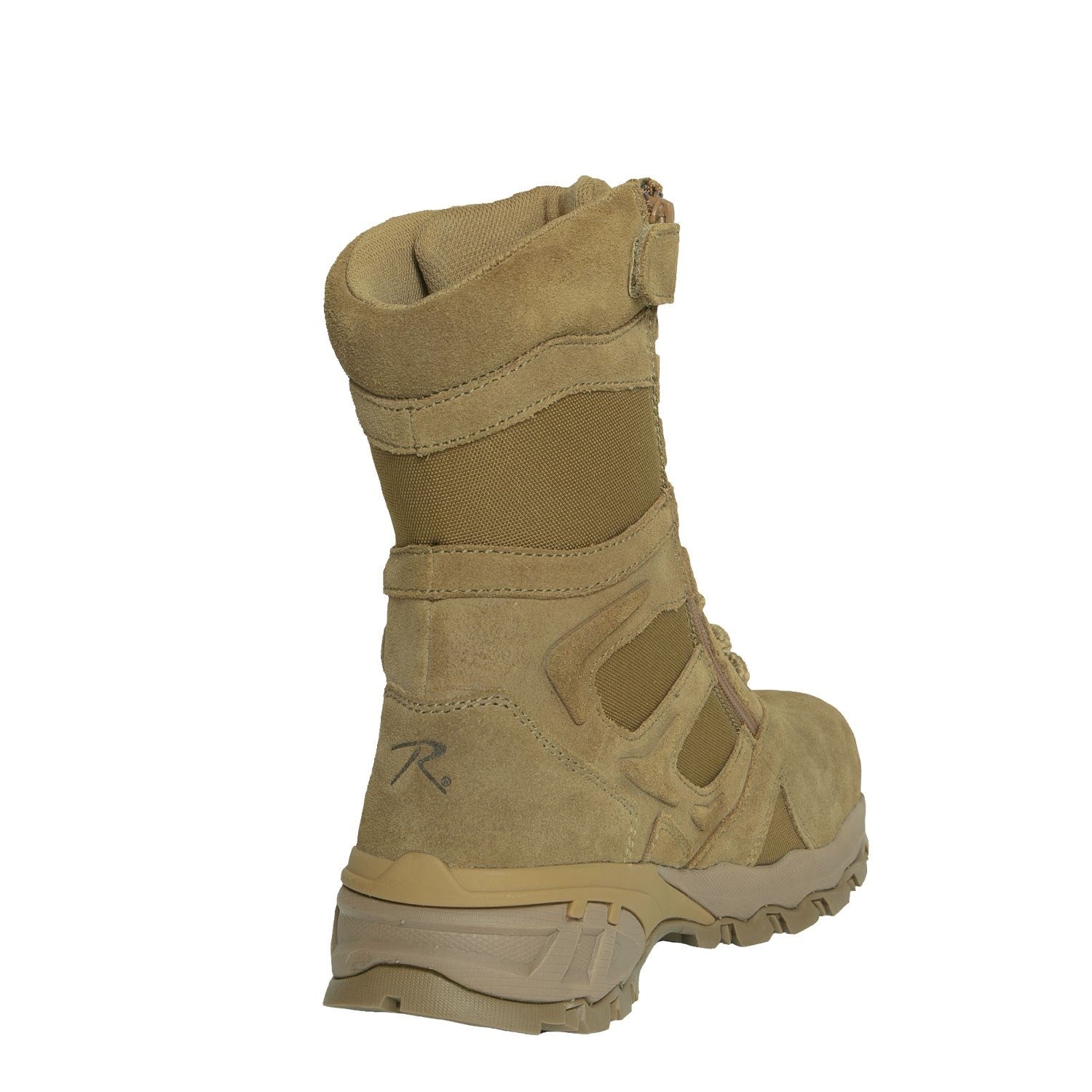 Botas FORCED ENTRY 8'' en piel y nylon con cremallera YKK y suela COLLAR