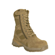Botas FORCED ENTRY 8'' en piel y nylon con cremallera YKK y suela COLLAR