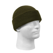 Gorro de lana G.I. WATCH verde, gorro tejido oficial del ejército estadounidense, hecho en EE. UU.