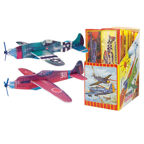 Avión de espuma WWII Gliders, ligero, montaje fácil y embalaje individual