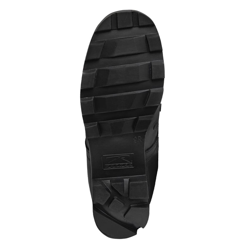 Botas réplica G.I. Jungle negras con punta de acero diseñadas para terrenos húmedos y pantanosos