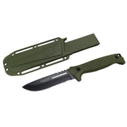Cuchillo Outdoor Universal de hoja fija con funda KYDEX y filo combinado