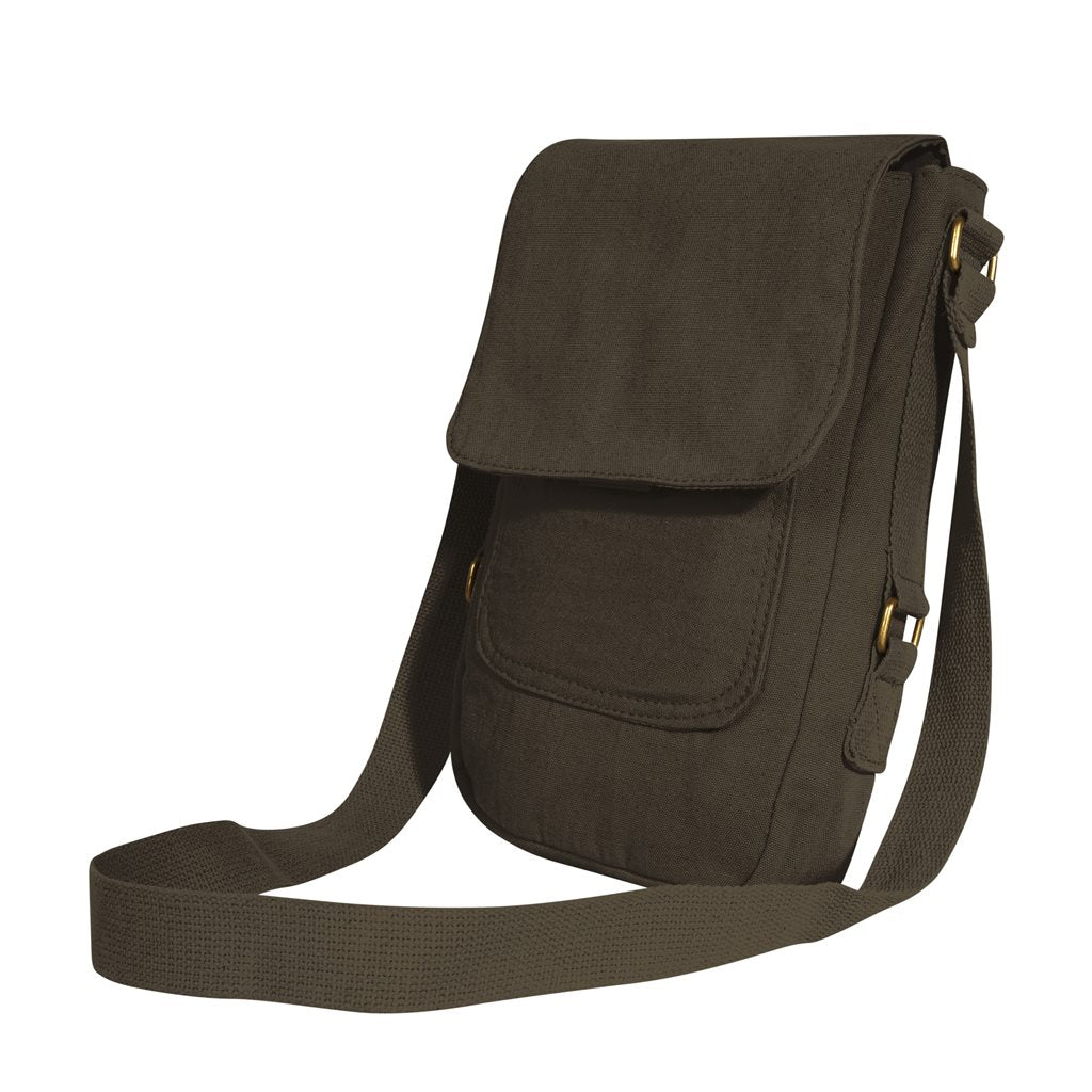 Bandolera khaki estilo army para tablet iPad 29x19x5 cm