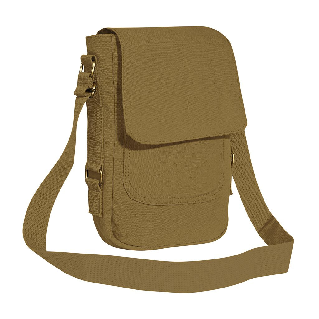 Bandolera khaki estilo army para tablet iPad 29x19x5 cm