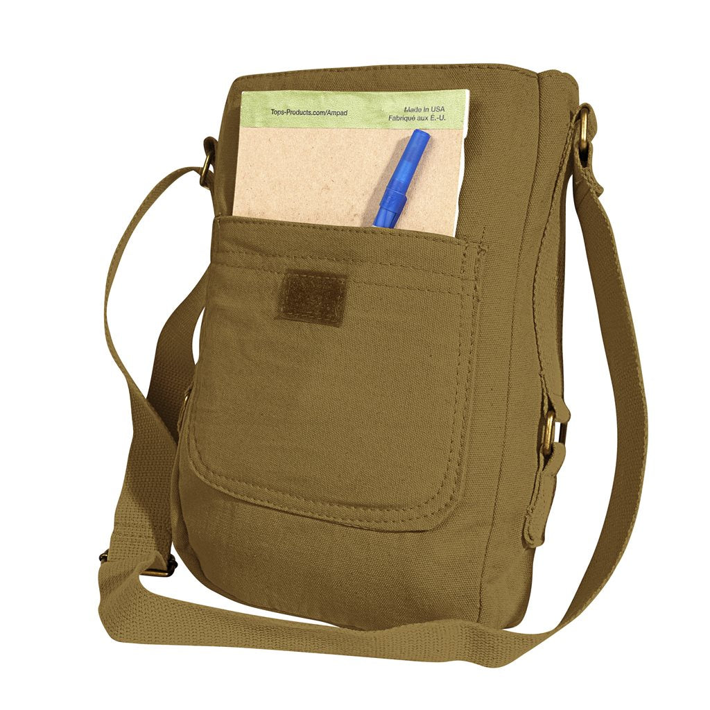 Bandolera khaki estilo army para tablet iPad 29x19x5 cm