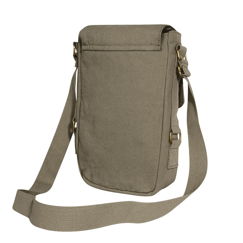 Bandolera khaki estilo army para tablet iPad 29x19x5 cm