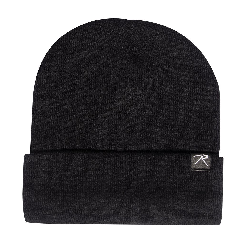 Gorro SHERPA negro extra forrado, tejido de invierno con forro de pelo, talla única